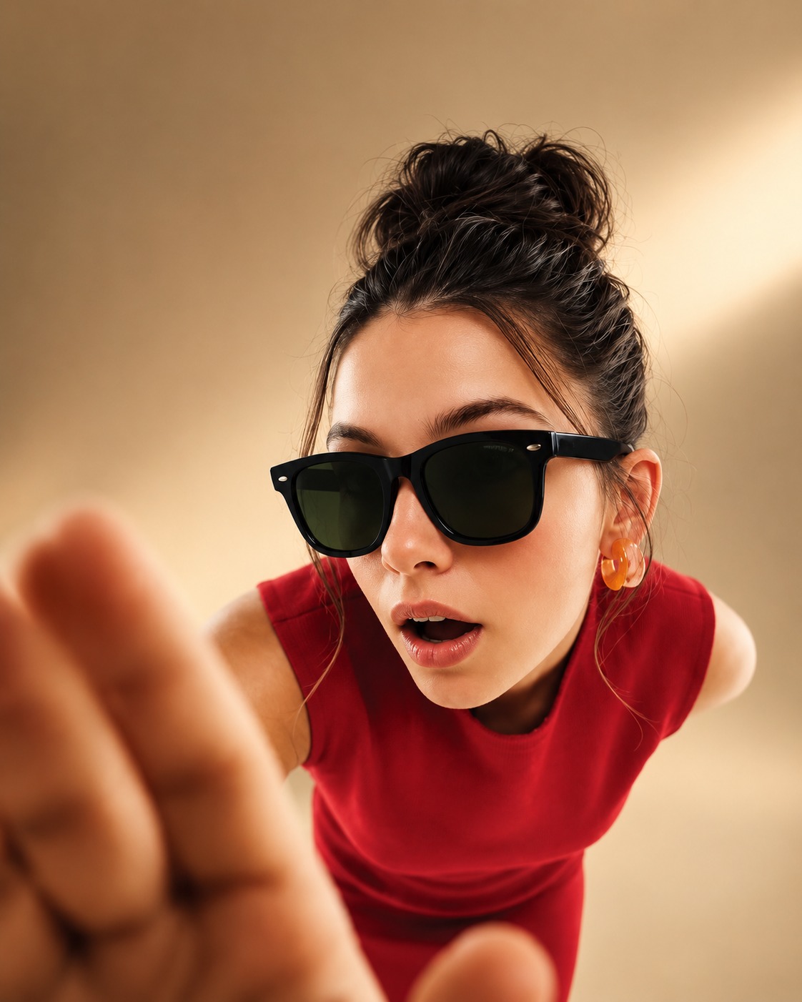 Luxury Eyewear Model Visual